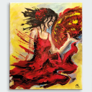 Artiste peintre - Peinture - Flamenco - atelier anouchk à Bordeaux