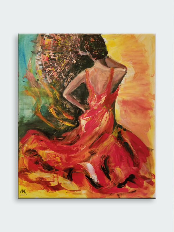 Artiste peintre - Peinture - Flamenco - atelier anouchk à Bordeaux