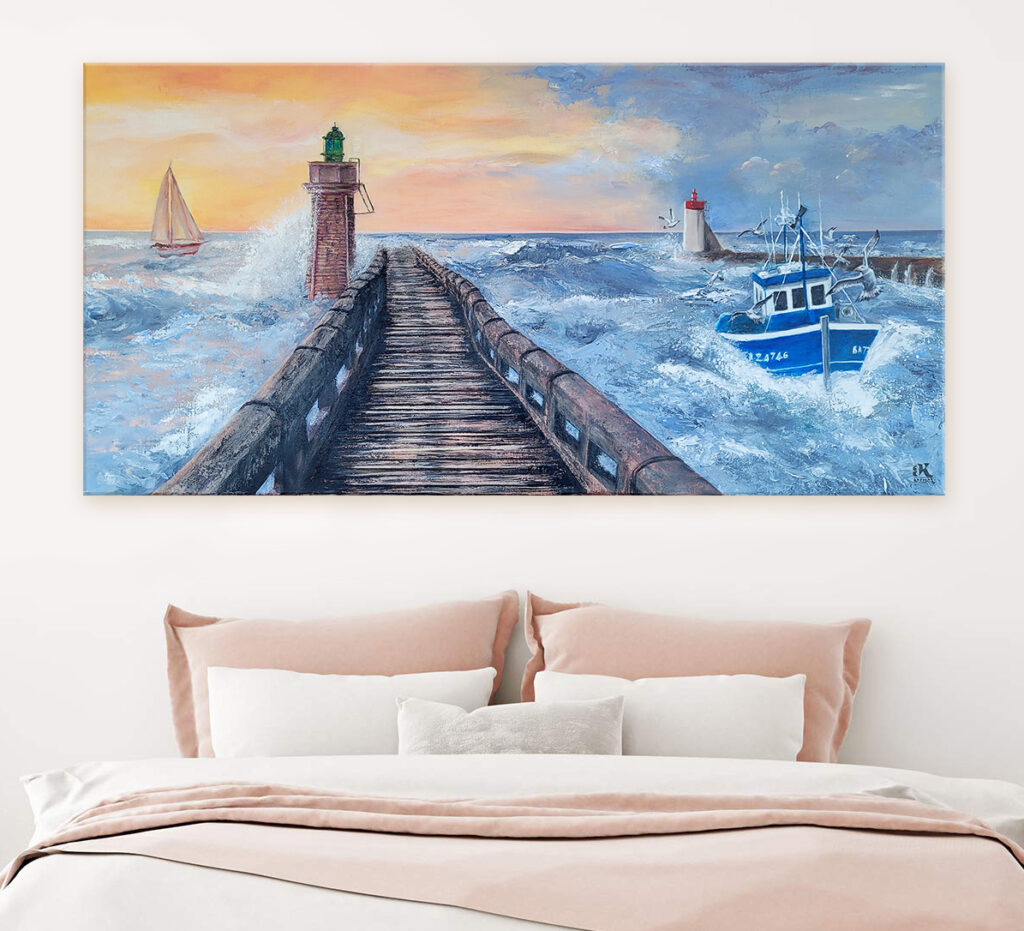 Commande personnalisée d'un tableau marin