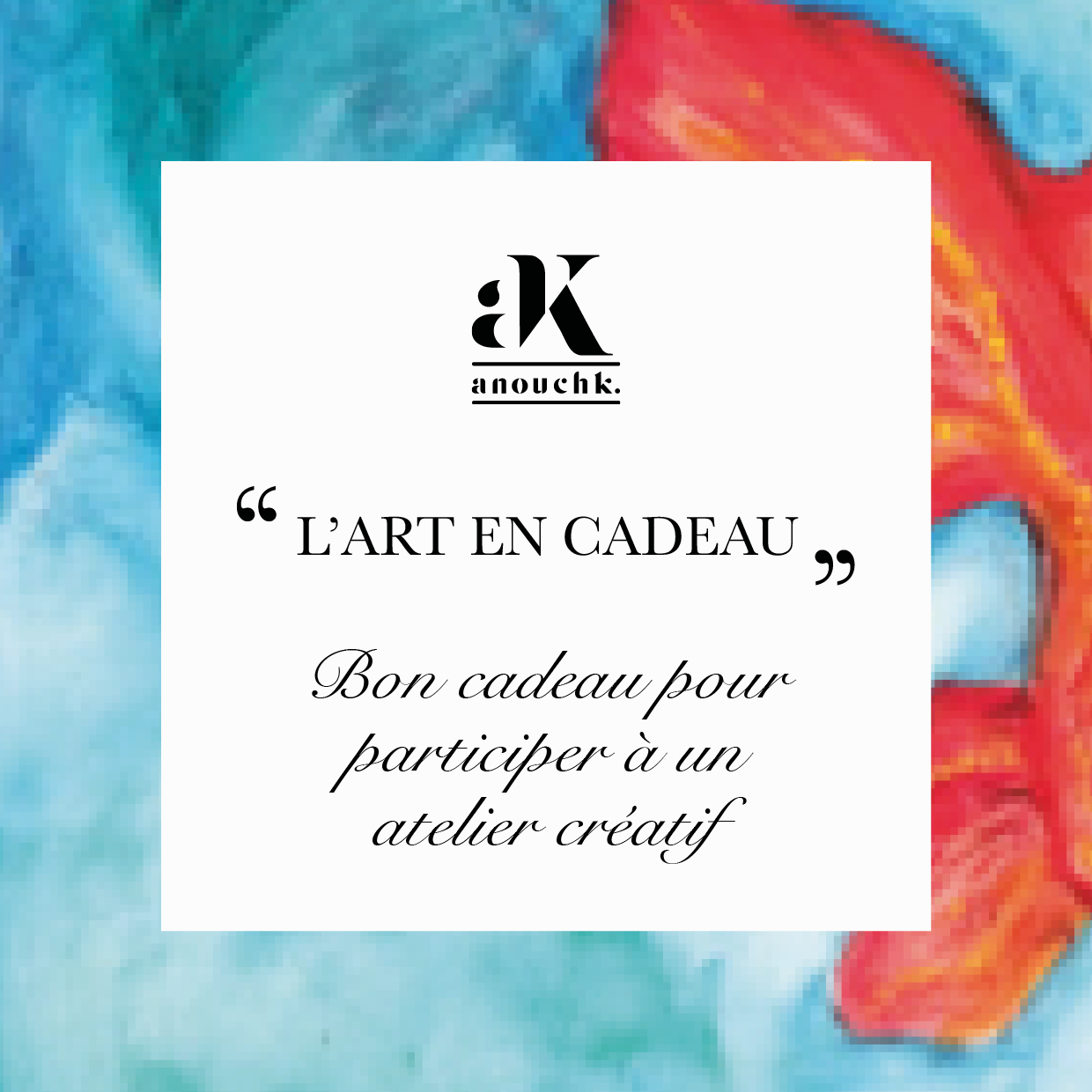 Bon pour un atelier créatif