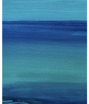 Ateliers créatifs, peinture, toile, bleu